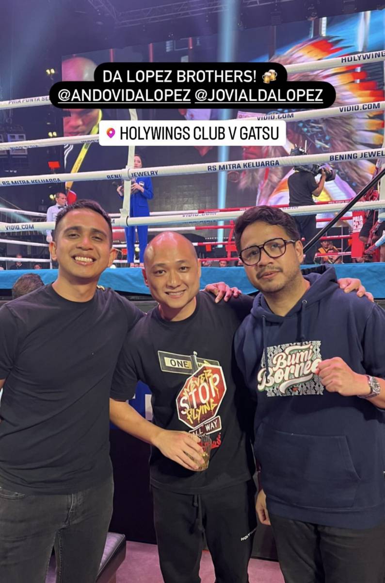 Andovi dan Jovi di Holywings Sport Show (instagram.com/jovialdalopez)