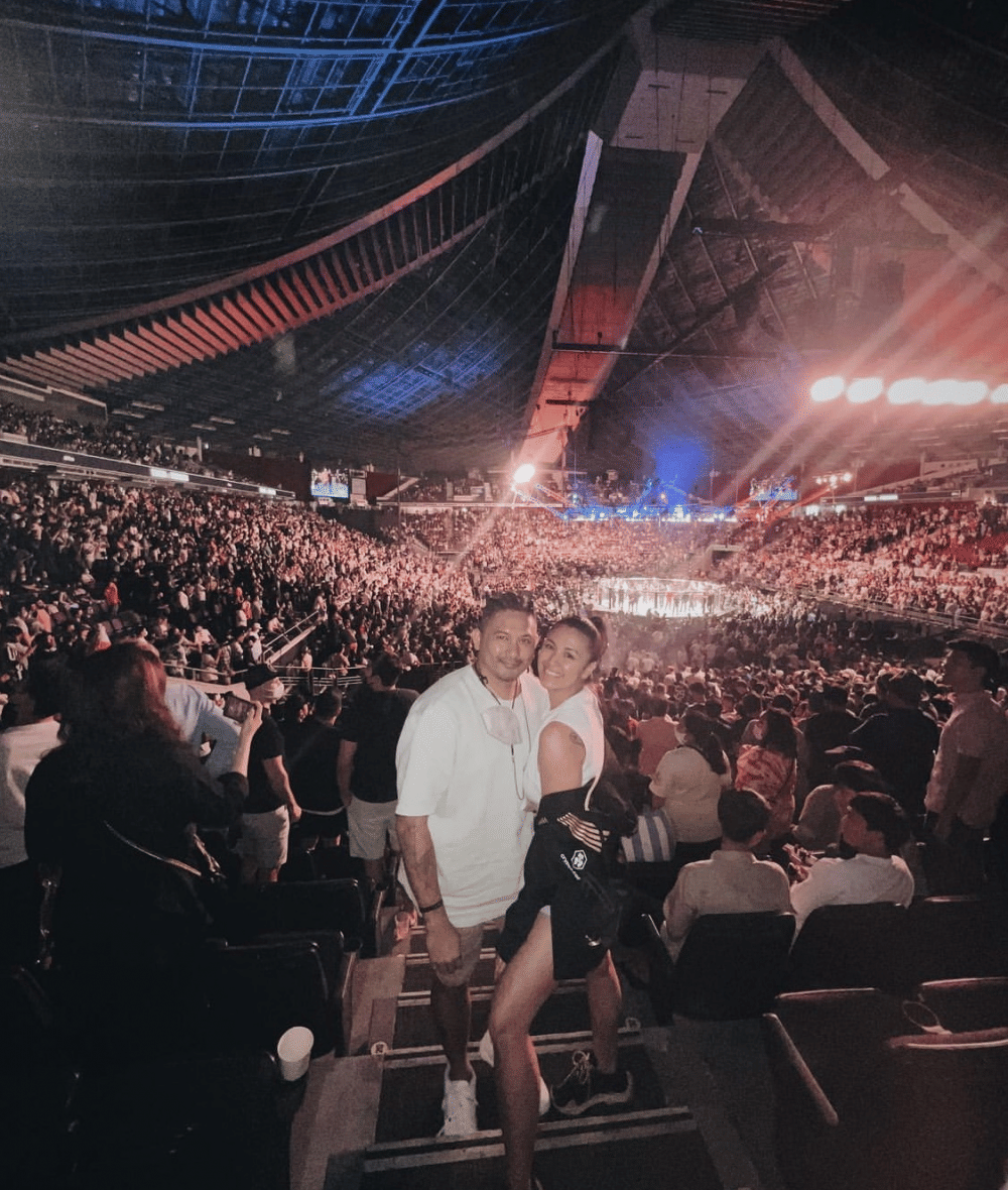 Sharena dan Ryan Delon nonton UFC di Singapura (instagram.com/mrssharena)