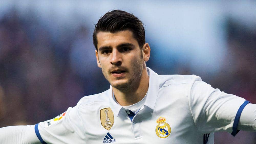 Alvaro Morata berseragam Real Madrid (skysports.com)