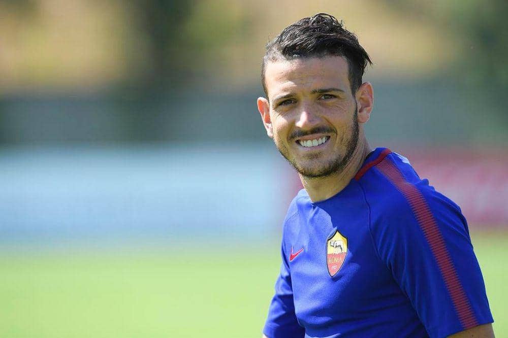 Alessandro Florenzi dalam sesi latihan AS Roma (instagram.com/florenzi)