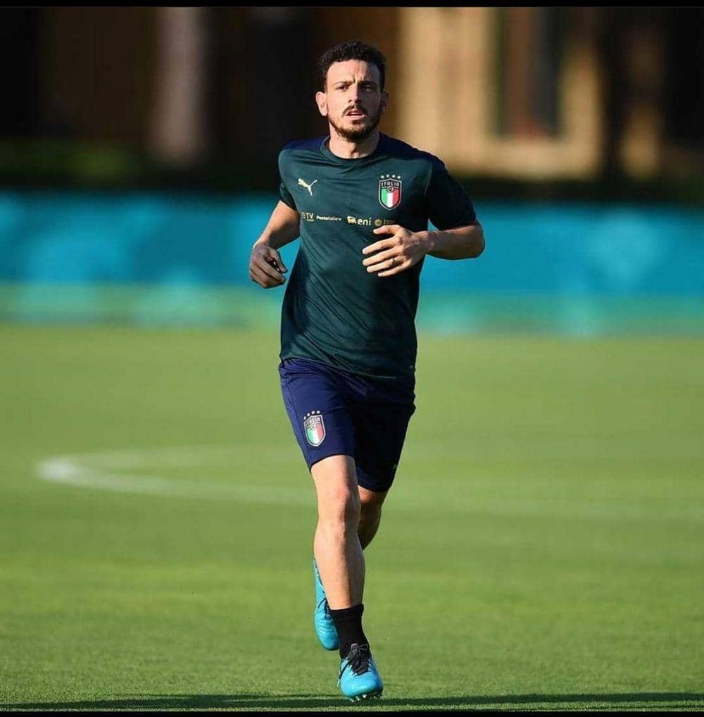 latihan Alessandro Florenzi bersama Timnas Italia (instagram.com/florenzi)