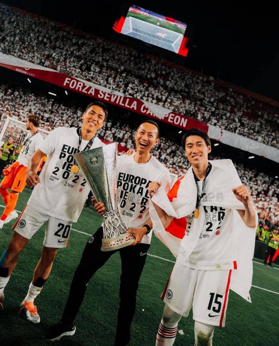 Daichi Kamada, Makoto Hasebe, dan Roberto Tukada (instagram.com/kamadadaichi)