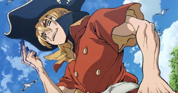 Penampakan Ryusui Nanami versi anime ( Dok. TOHO animation / Dr. Stone - Ryusui )