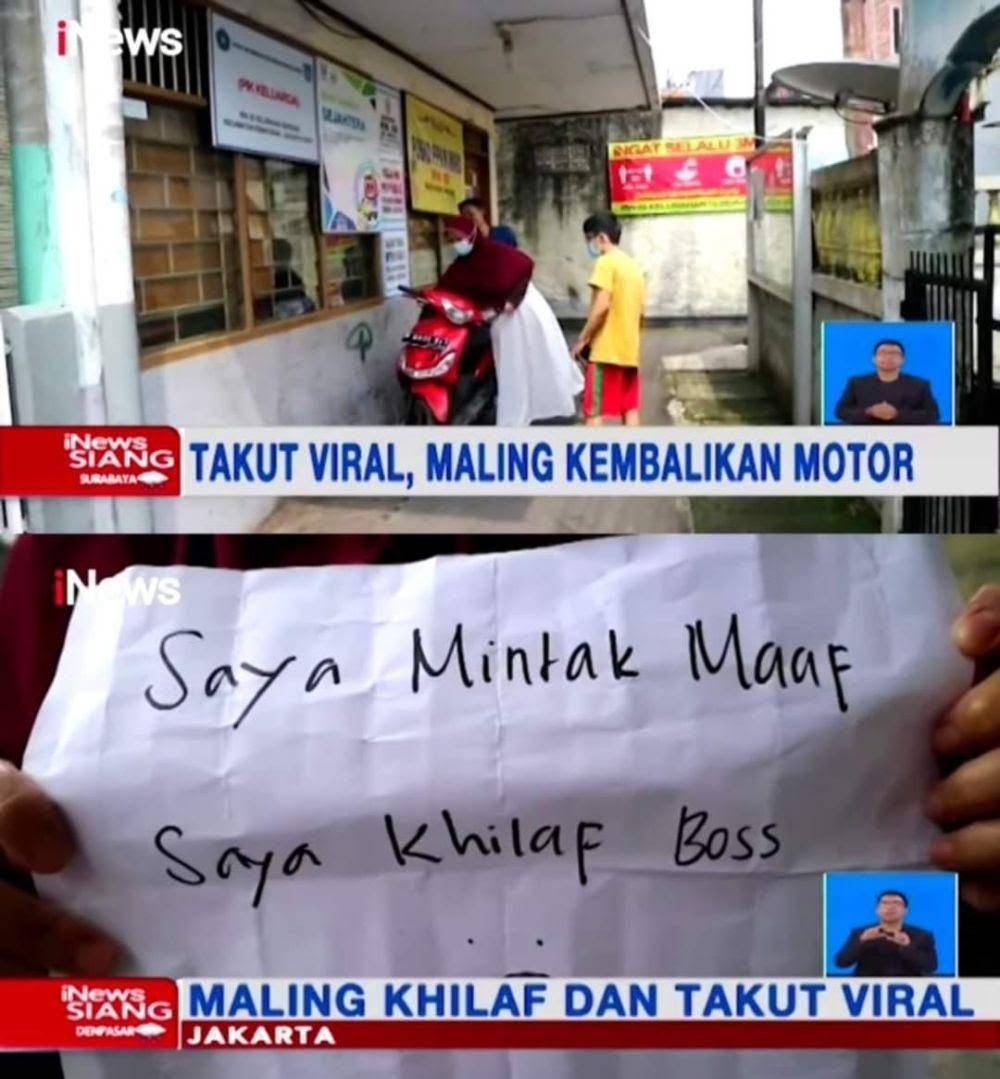 judul berita lucu tentang pencurian (twitter.com/fbreceh)