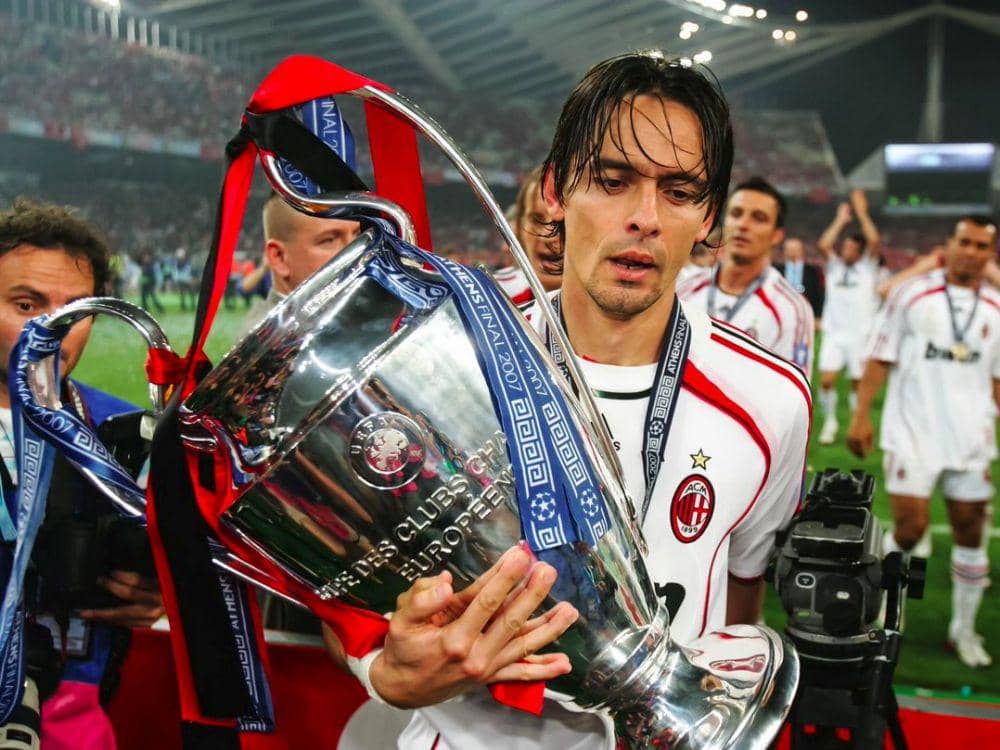 Filippo Inzaghi menjuarai Liga Champions 2006/2007. (twitter.com/championsleague)