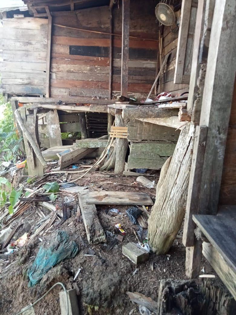 4 Rumah Terdampak Tanah Longsor Akibat Hujan Deras di Sekayu