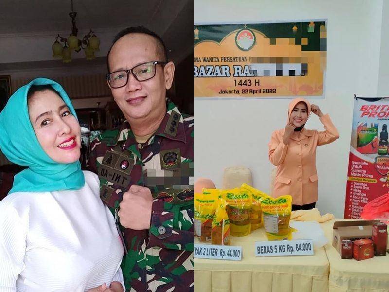 Tessa Mariska jadi ibu Persit. (instagram.com/tessamariska.yenni81)