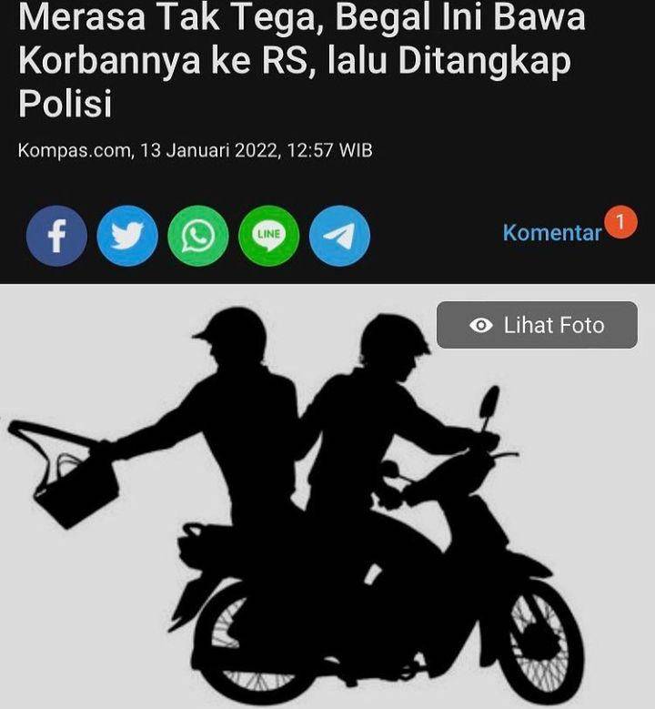 judul berita lucu tentang pencurian (instagram.com/humorsantuy)