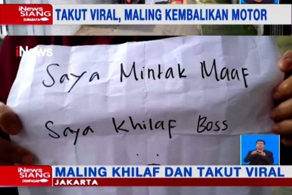 judul berita lucu tentang pencurian (twitter.com/fbreceh)