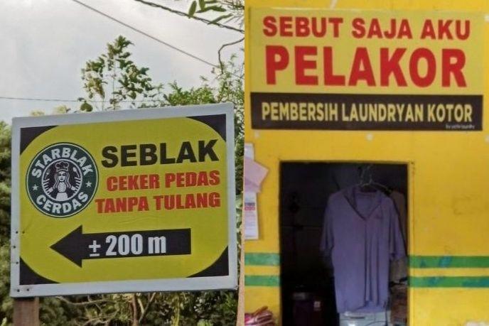 10 Singkatan Nama Warung Ini Aneh, tapi Bikin Penasaran