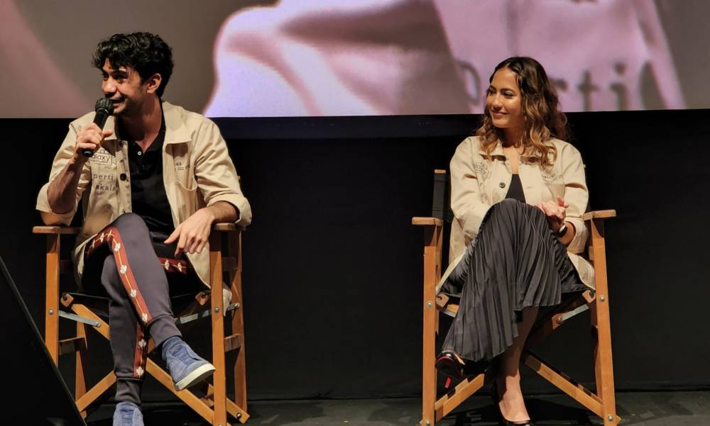 Reza Rahadian dan Pevita Pearce selaku pemeran film "Seperti Sediakala". (Dok. Samsung Indonesia)