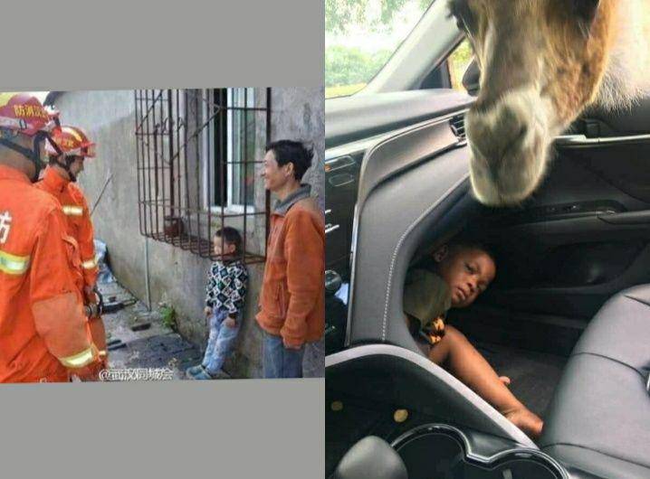 Anak kecil terjebak dalam kesulitan. (facebook.com/Kids in Precaments)