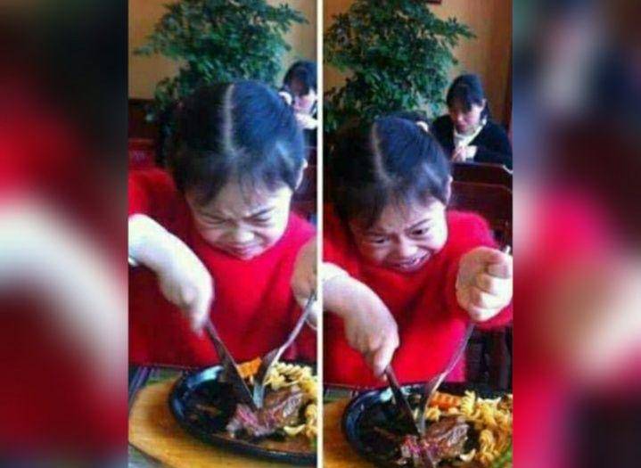 anak heboh saat makan (facebook.com/Kids in Pridacements)