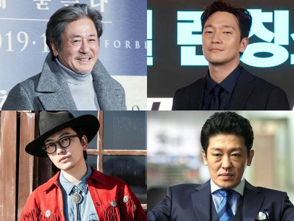 Choi Min Sik (dok. C-Jes Entertainment/Choi Min Sik) | Son Seok Koo (isplus.joins.com) | Lee Dong Hwi (instagram.com/keyeastofficial) | Heo Sung Tae (instagram.com/hanahreum_ent)
