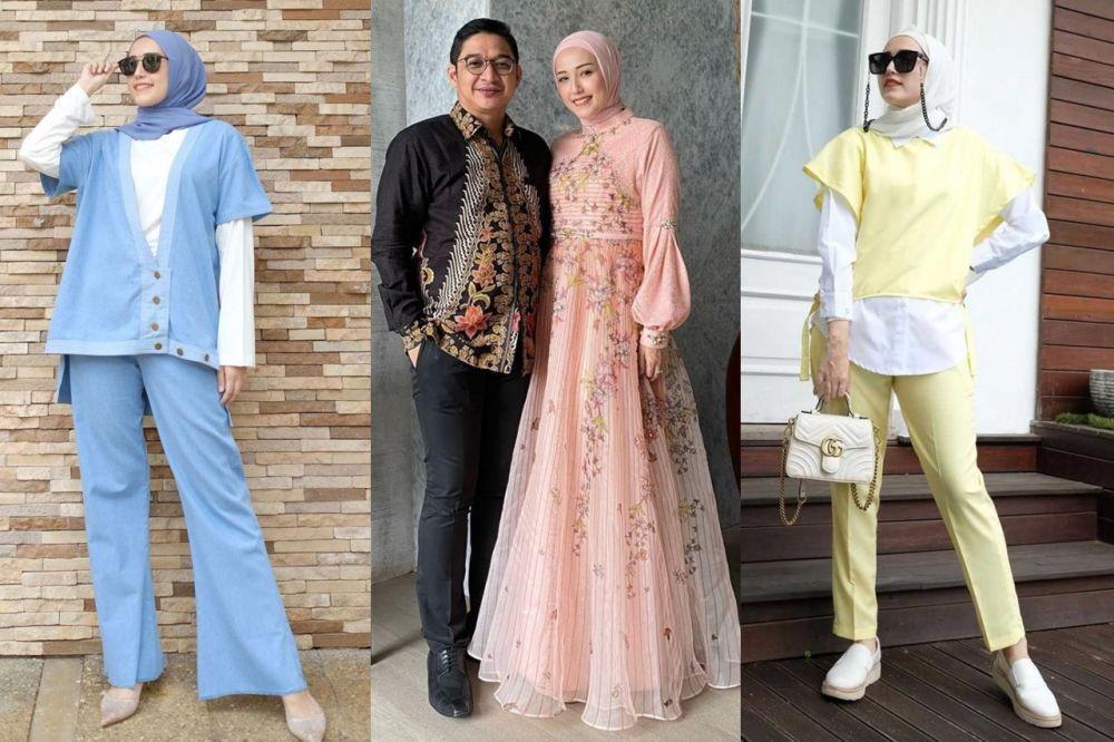 9 Padu Padan OOTD ala Adelia Pasha, Fashionable buat Hijabers!