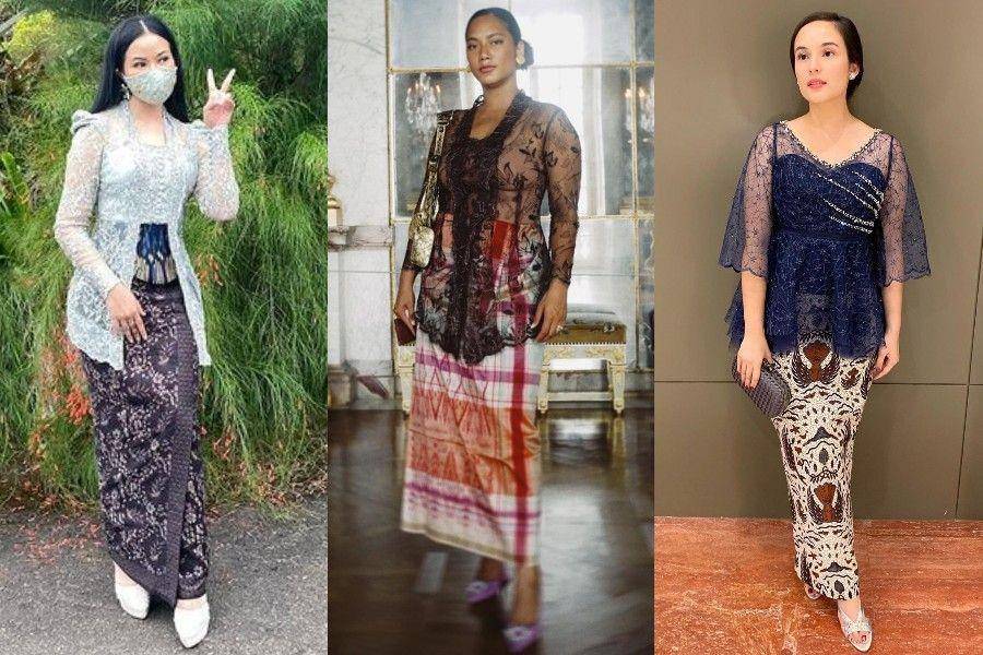 kebaya klasik dan modern (instagram.com/yurayunita|instagram.com/tarabasro|instagram.com/chelseaislan)