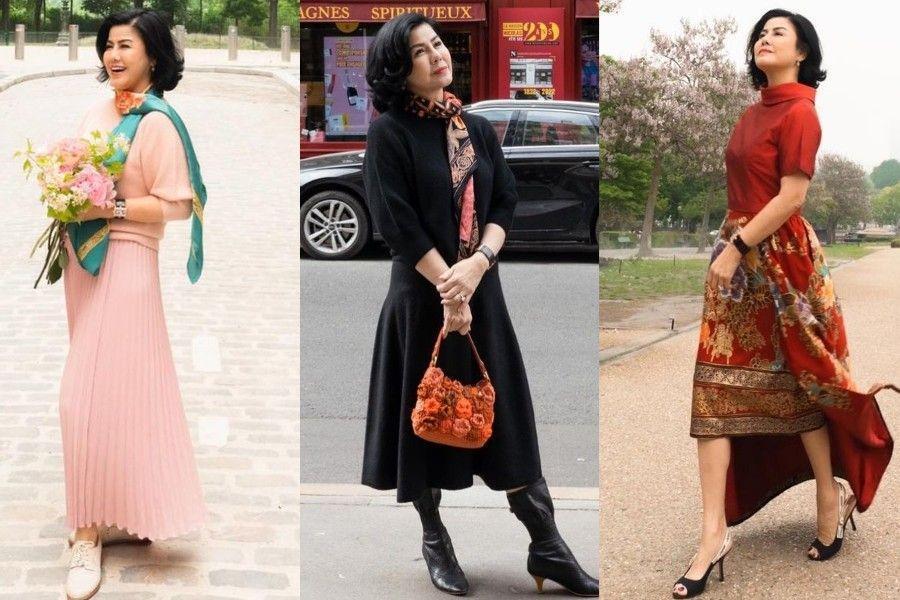 9 OOTD ala Desiree Tarigan, Bergaya Vintage nan Elegan