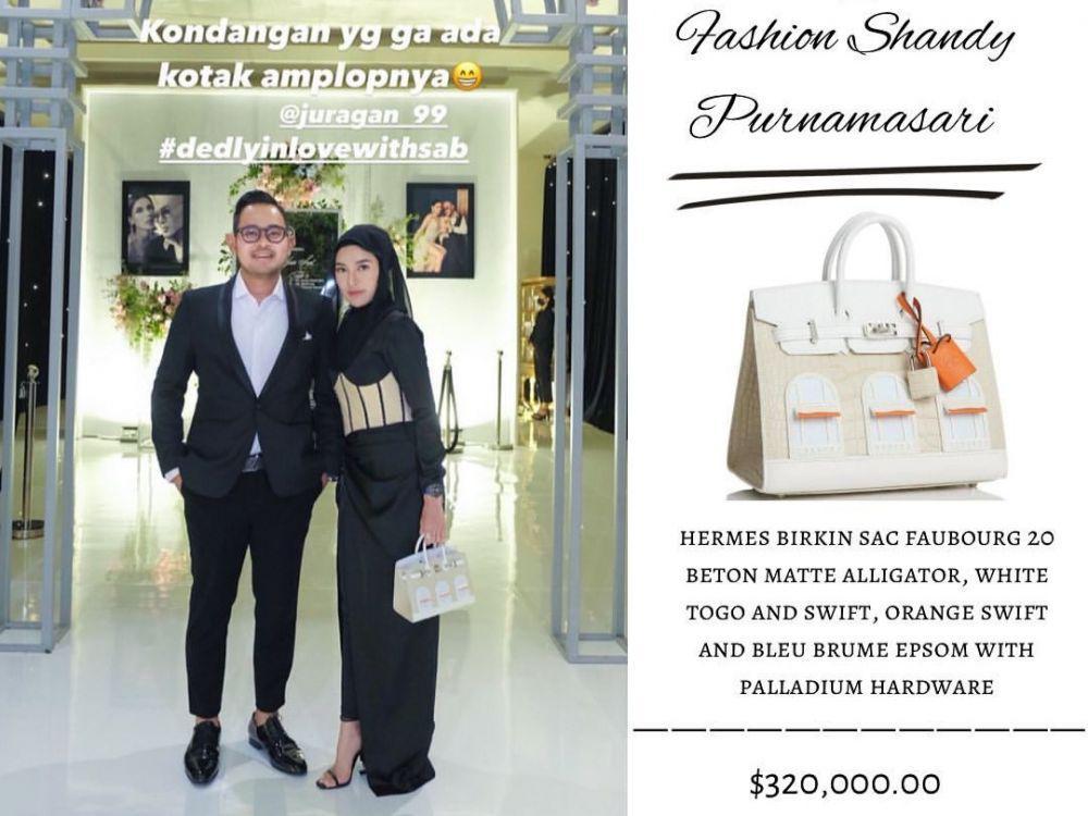 11 Harga Tas Shandy Purnamasari, Rerata di Atas Rp1 Miliar!
