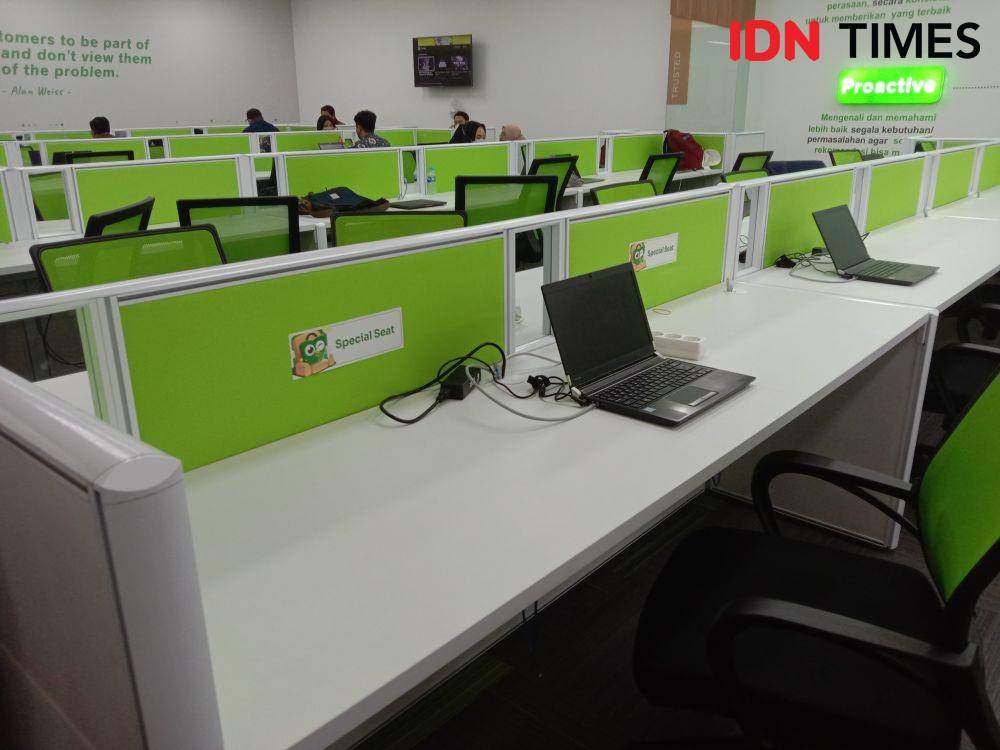 Kantor Tokopedia Care di Sleman City Hall yang ramah difabel. (IDN Times/Dyar Ayu)