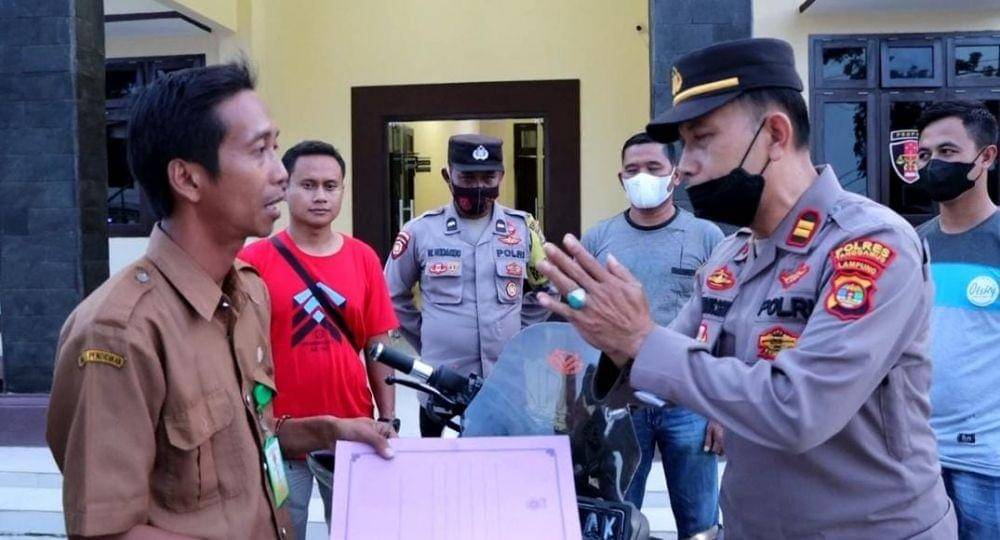 Aksi pencurian sepeda motor berhasil ditemukan di Tanggamus. (IDN Times/Istimewa)