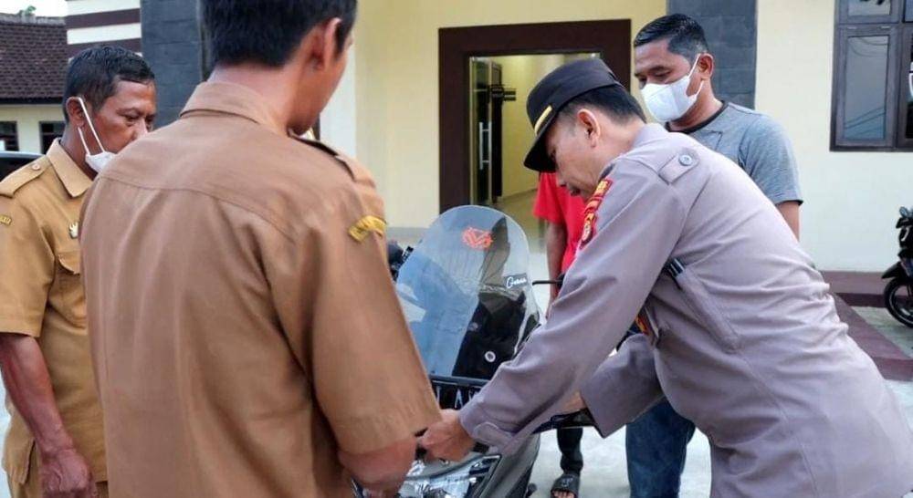 Aksi pencurian sepeda motor berhasil ditemukan di Tanggamus. (IDN Times/Istimewa)