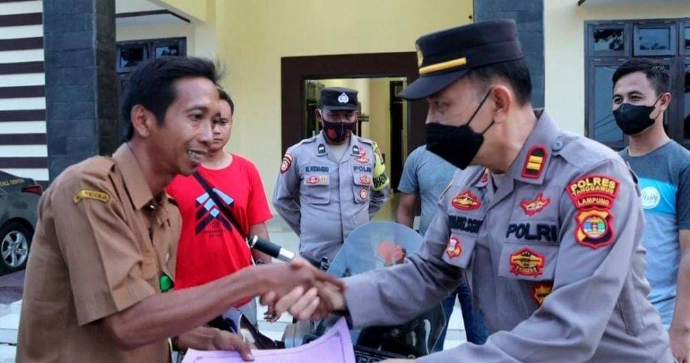 Aksi pencurian sepeda motor berhasil ditemukan di Tanggamus. (IDN Times/Istimewa)