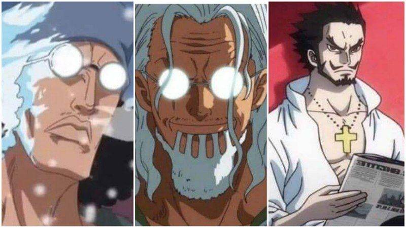 Kuzan, Rayleigh, Mihawk. (Dok. Toei Animation/One Piece)