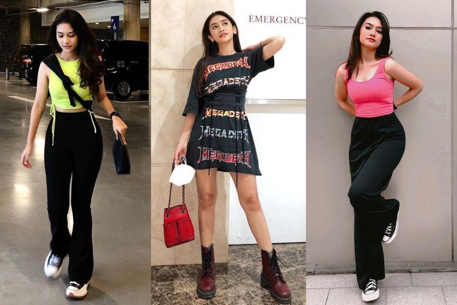 9 Inspirasi Outfit Hangout ala Sarah Tuffahati, Nyaman dan Asik!