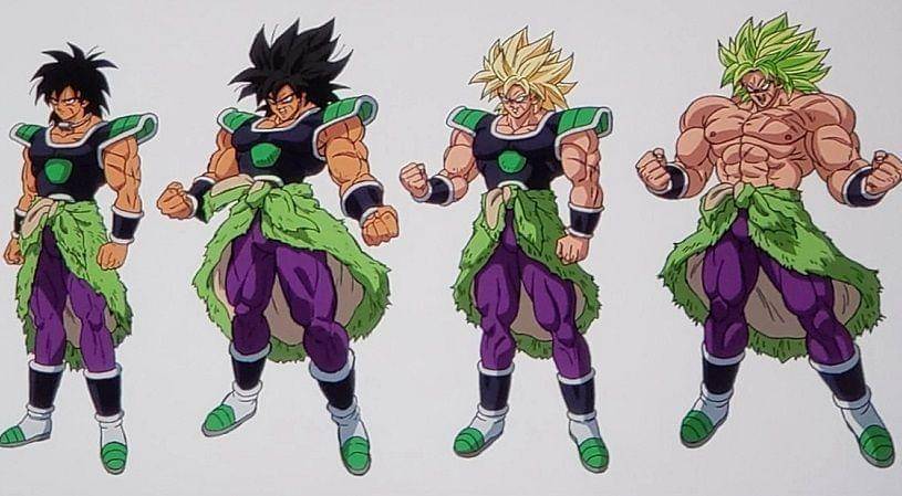 Wujud-wujud Broly versi DBS. (Dok. Toei Animation/Dragon Ball Super: Broly)