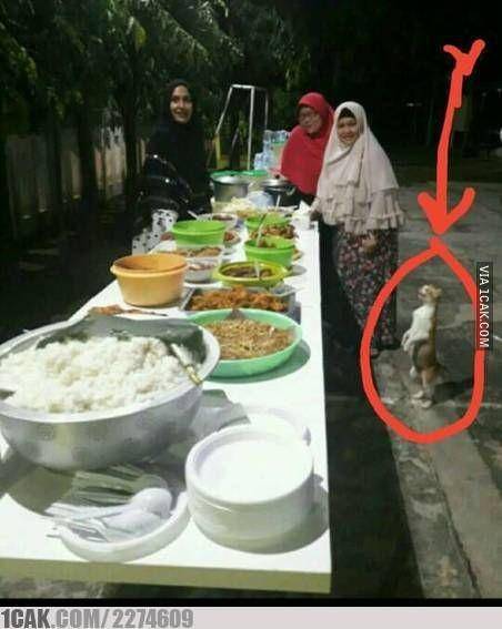 potret apes makanan hajatan (1cak.com)