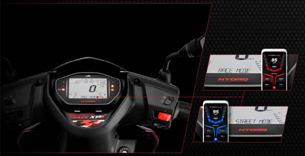 Panel instrumen TVS Ntorq 125 Race XP (TVS)