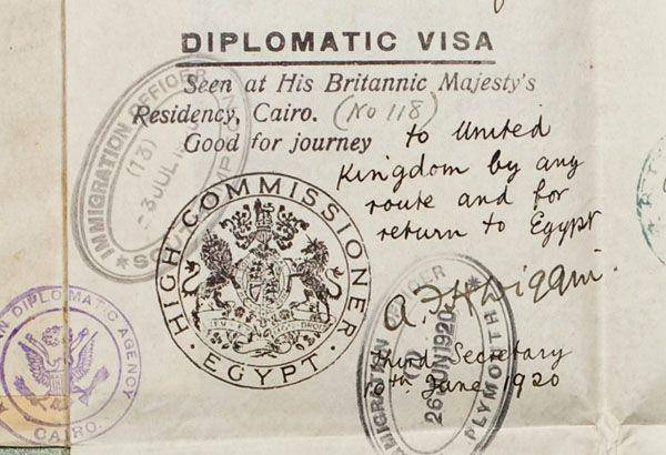 Ilustrasi visa diplomatik (archive.archaeology.org)