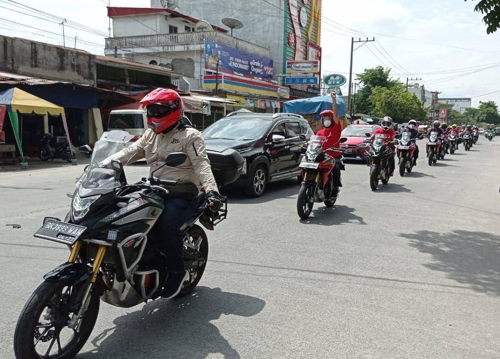 Riders New CB150X Medan Ikut Rolling City (Dok. IDN Times)