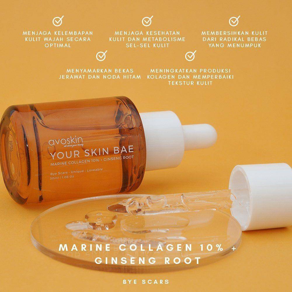 Avoskin Your Skin Bae Marine Collagen 10% + Ginseng Root (instagram.com/avoskinbeauty)