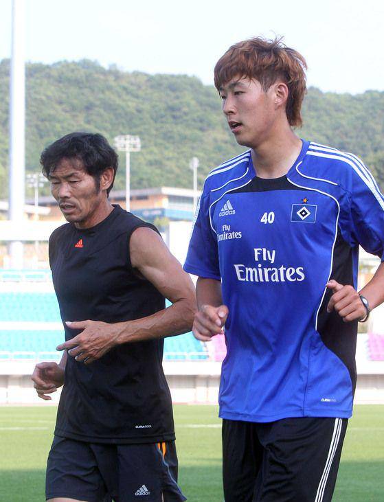 Son Heung-min dan sang ayah Son Woong-jun (Joongang.co.kr)