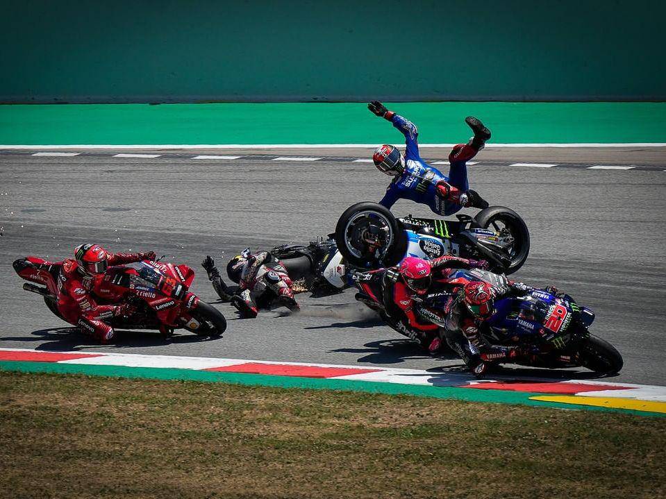 Takaaki Nakagami, Alex Rins, dan Francesco Bagnaia (instagram.com/motogp)