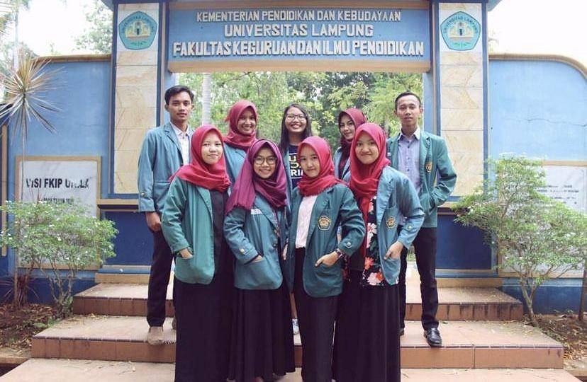 Mahasiswa FKIP Unila. (Instagram/riskawulanda).