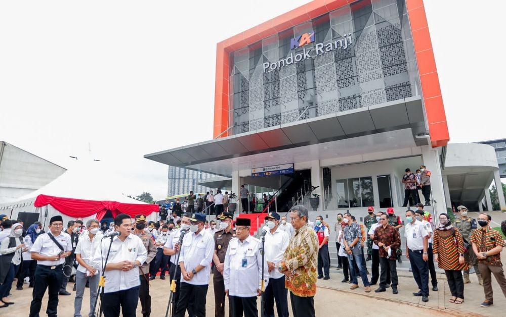 Gandeng Swasta, Pemerintah Resmikan Wajah Baru Stasiun Pondok Ranji