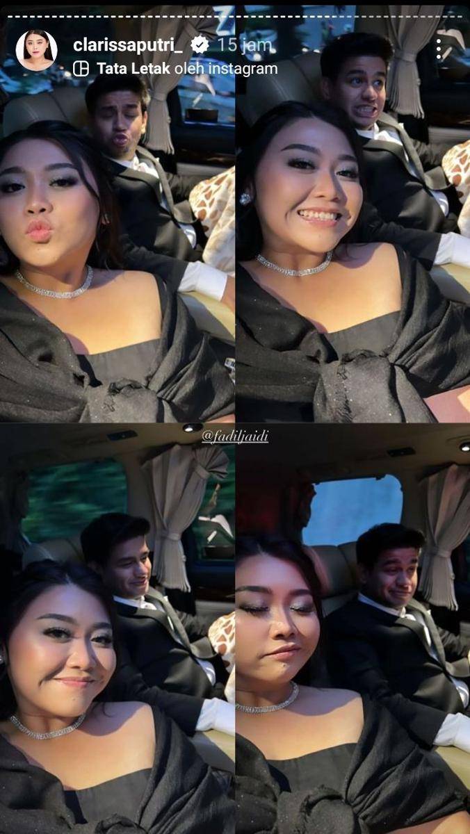 potret Fadil Jaidi dan Clarissa Putri (instagram.com/clarissaputri_)