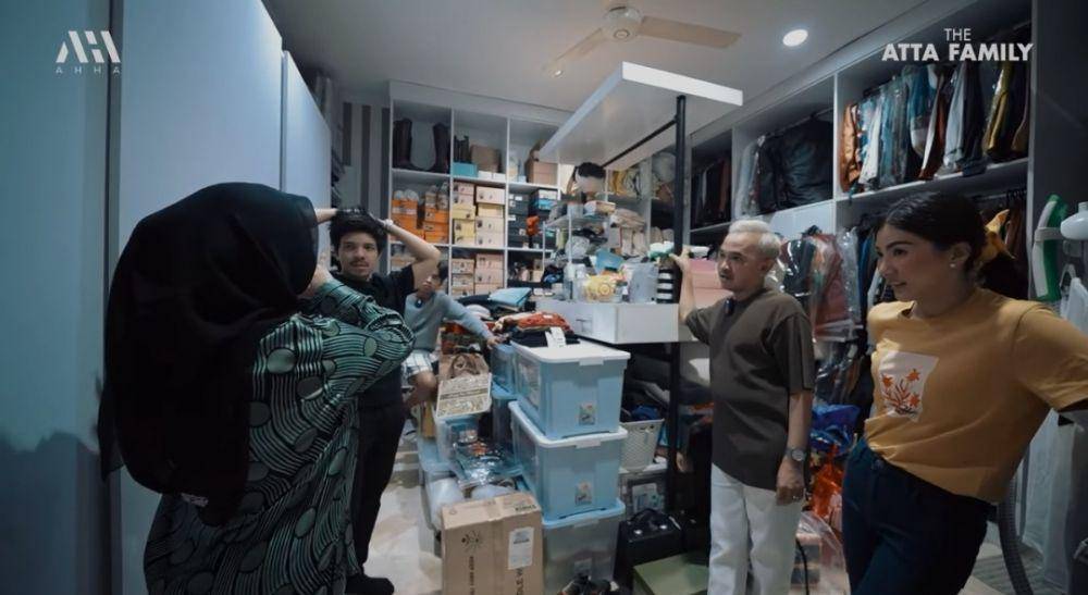 Atta, Aurel, dan Ameena bertamu ke rumah Ruben Onsu. (youtube.com/AH)