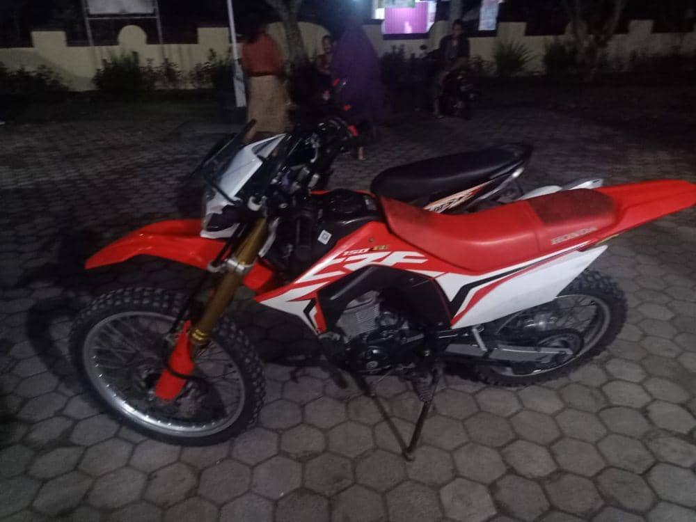 Sepeda motor yang dicuri. (Dok. Polres Lombok Tengah)