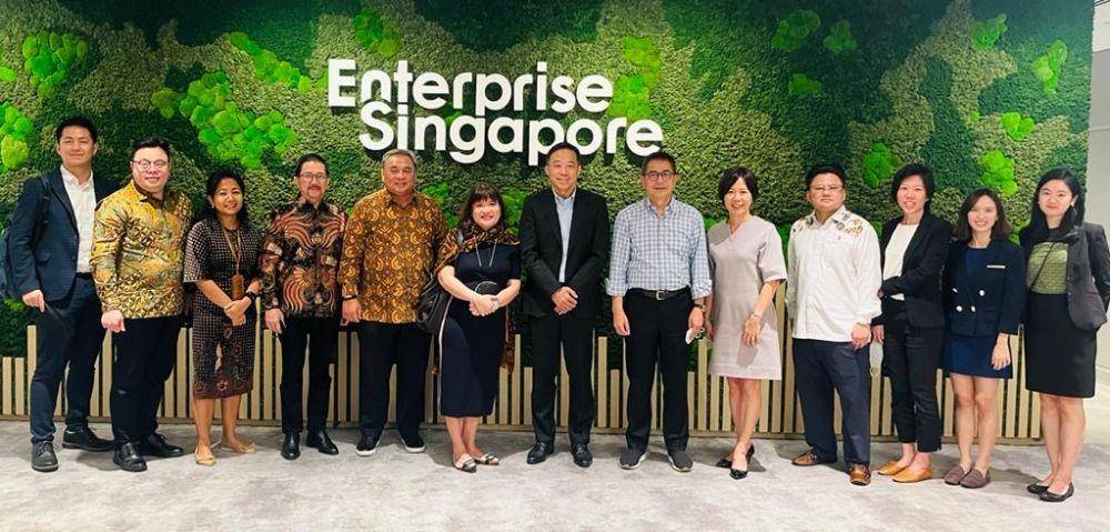 Delegasi B20 meeting dengan Enterprise Singapore (ESG). (Dok. KADIN)
