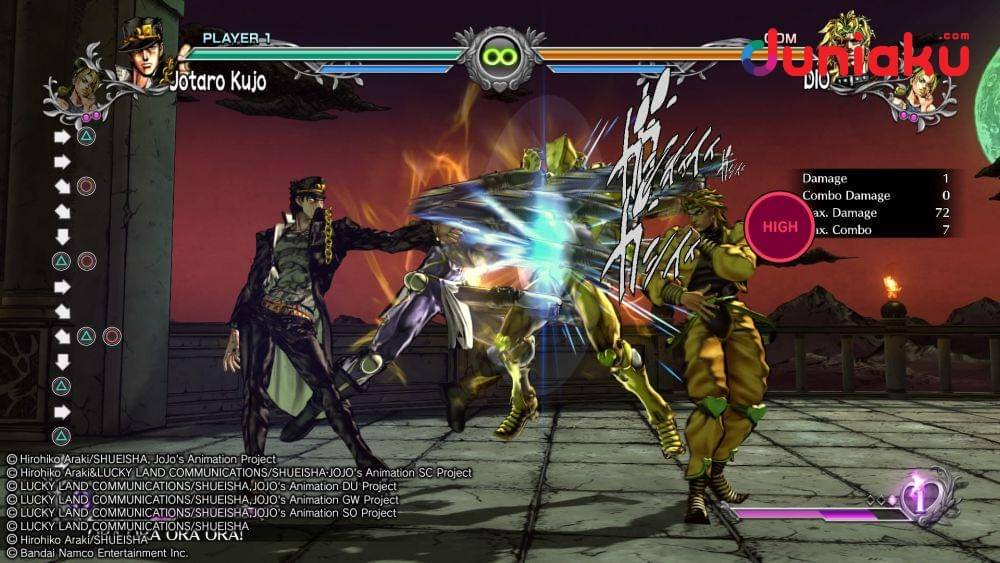 JoJo's Bizarre Adventure All Star Battle R Demo. duniaku.com/Adhitya Daniel