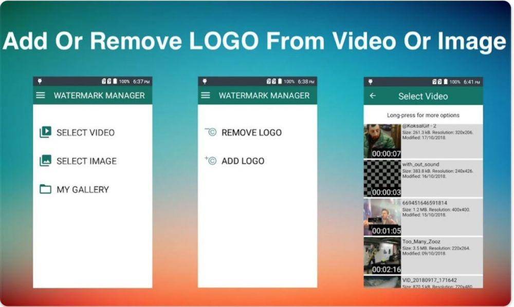 Remove & Add Watermark (dok. WATER INC)