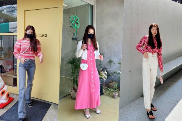 9 Ide OOTD Warna Pink ala Lee Si Young, Girly dan Comfy Banget!