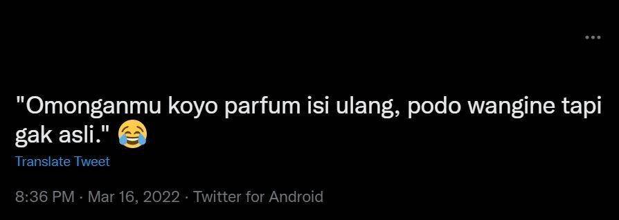 caption Twitter bahasa Jawa lucu (twitter.com)