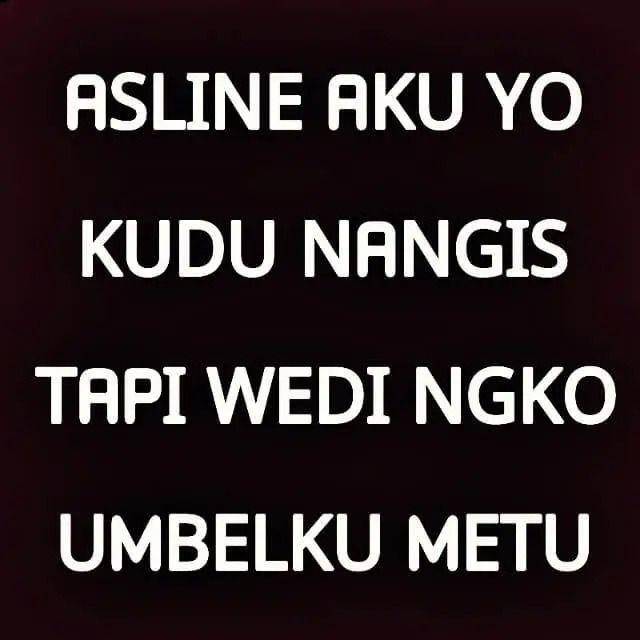 caption Twitter bahasa Jawa lucu (twitter.com)