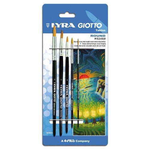 Lyra Brush Set Round & Flat (www.tokopedia.com)