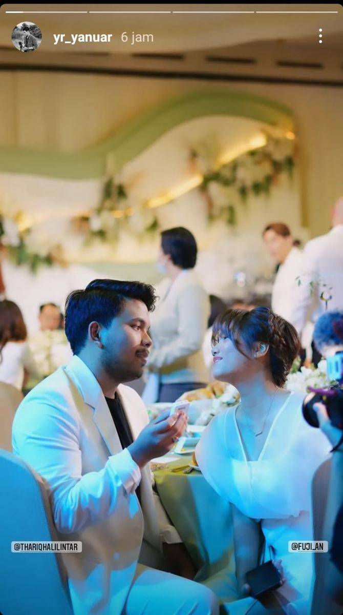 potret artis di acara anniversary pernikahan ke-10 Ayu Dewi dan Regi Datau (instagram.com/yr_yanuar)