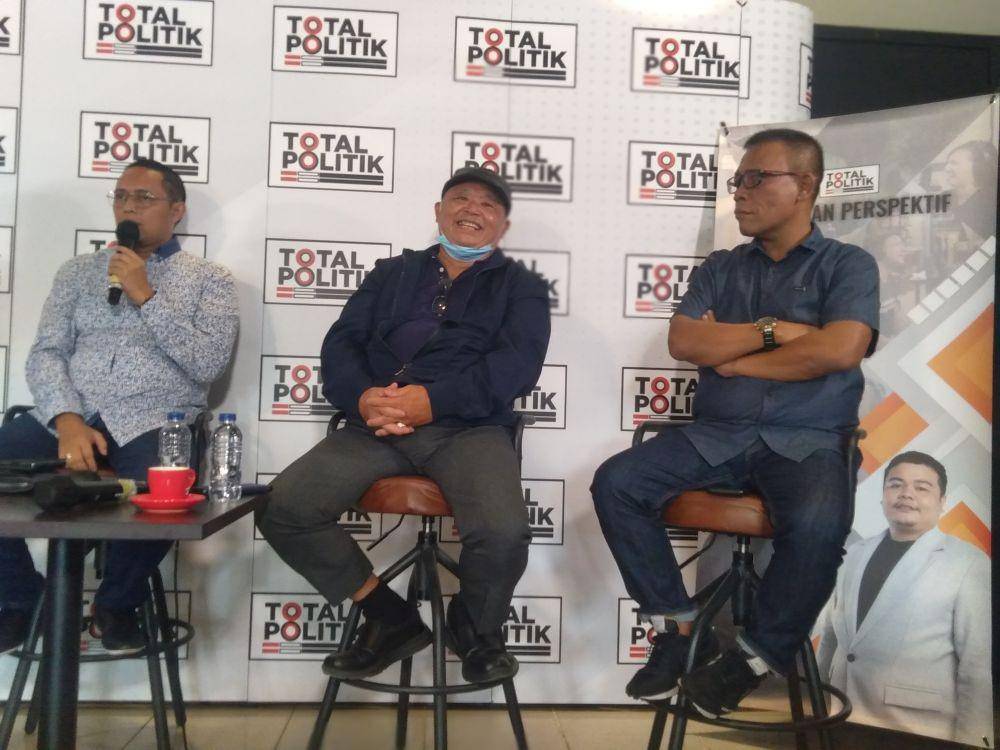 Diskusi bertajuk Anies-Ganjar di Tikungan Koalisi 2024 di Tebet, Jakarta Selatan, Minggu (19/6/2022)/ IDN Times Dini Suciatiningrum